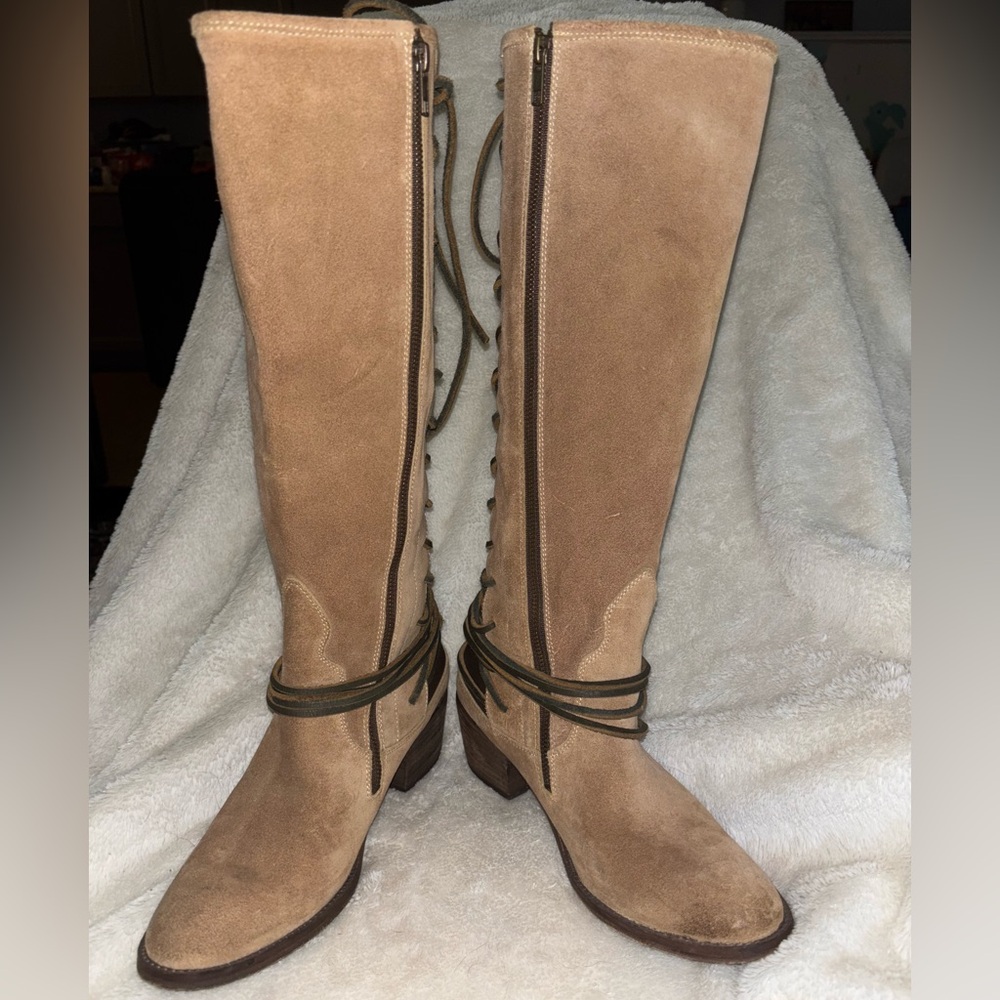Soft Surroundings Tan Over the Knee Boots